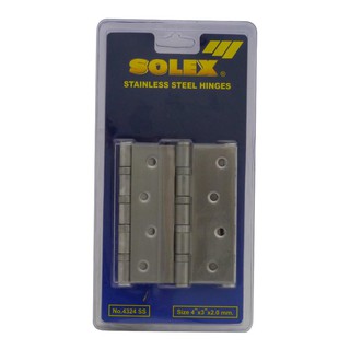 บานพับ 4 นิ้วX3 นิ้ว SOLEX 4324SS3EA SS P3  SOLEX 4"X3" 4324SS3EA SS HINGE P3