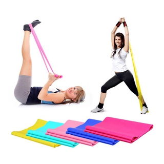 โปรโมชั่น : ยางยืดโยคะ ค.หนืด 2 ระดับ 15Lbs  30Lbs - Elastic Yoga Band