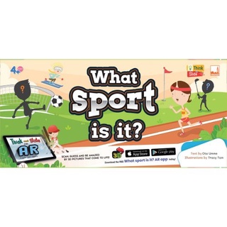 Think and Slide Cards What sport is it? - บัตรทายภาพคำศัพท์ภาษาอังกฤษ เรื่องราวเกี่ยวกับกีฬา (3+ ขวบ)