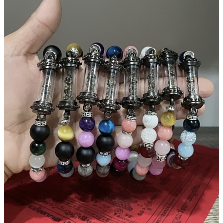 สร้อยข้อมือท้าวเวสสุวรรณ [[ผ่านพิธีปลุกเสกแล้ว]] เสริมทรัพย์โชคลาถ ค้าขาย การงาน การเงิน ป้องกันภัยอันตราย
