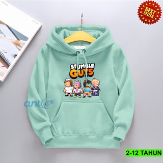 เสื้อกันหนาว เสื้อฮู้ดดี้ ลายเกม STUMBLE GUYS สําหรับเด็กผู้ชาย ผู้หญิง อายุ 2 3 4 5 6 7 8 9 10 11 12 ปี