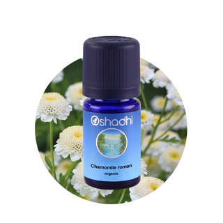 Oshadhi Chamomile roman organic Essential Oil น้ำมันหอมระเหย (1 ml)