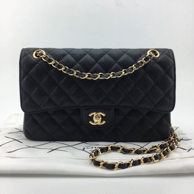 กระเป๋า Chanel Classic10' Original leather 1:1 พร้อมส่งค่ะ