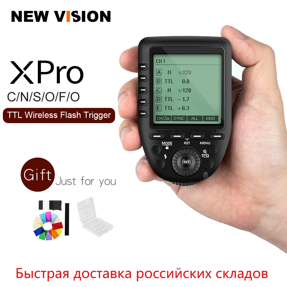 Godox Xpro-C Xpro-N Xpro-S Xpro-F Xpro-O Xpro-P 2.4G TTL เครื่องส่งสัญญาณทริกเกอร์ไร้สายสําหรับ Cano