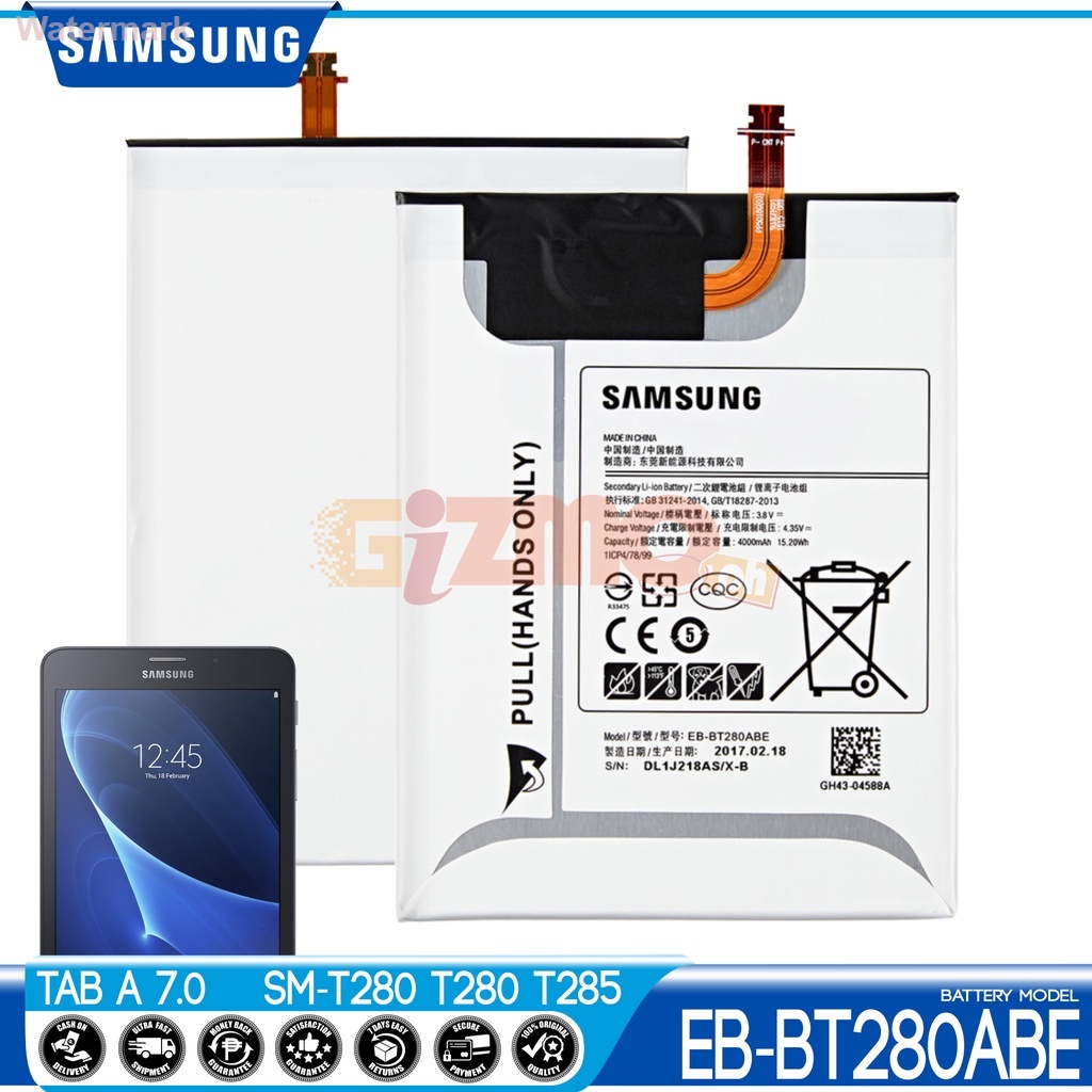 แบตเตอรี่ Samsung Galaxy Tab A 7.0 2016 T280 / T285 แบตเตอรี่รุ่น EB-BT280ABE