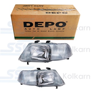 DEPO ไฟหน้า CITY ปี 96 ซ้าย/ขวา ไม่มีหลอด ( 217-1121L )/( 217-1121R )