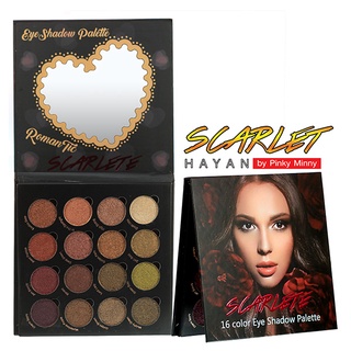 อายแชโดว์ 16 สี สกาเร็ท Eyeshadow 16 color scarlet no.7203