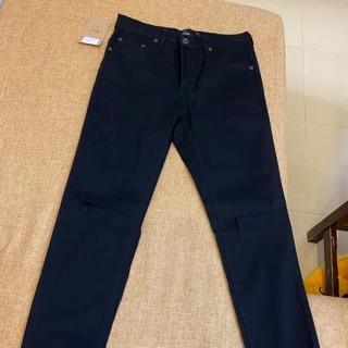 ใหม่! กางเกงยีนส์ lindy jeans black size L แบรนด์ sis story