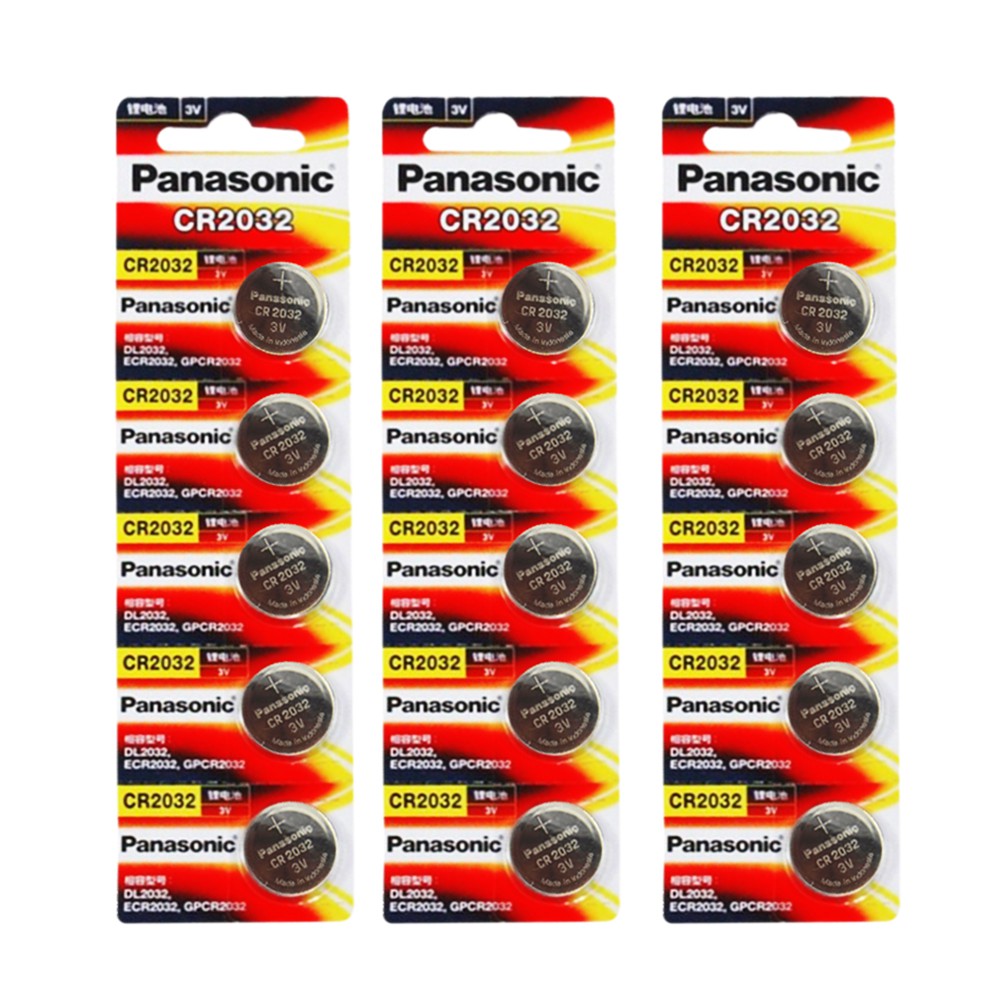 Panasonic ถ่านกระดุม lithium cr2032 3v ถ่านนาฬิกา เครื่องคิดเลข ...