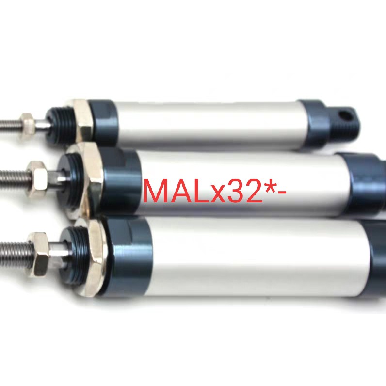 กระบอกลมนิวเมติ MAL32 MAL MAL32x25/ MAL32x50/MAL32x75/MAL32x100/MAL32x125/MAL32x150