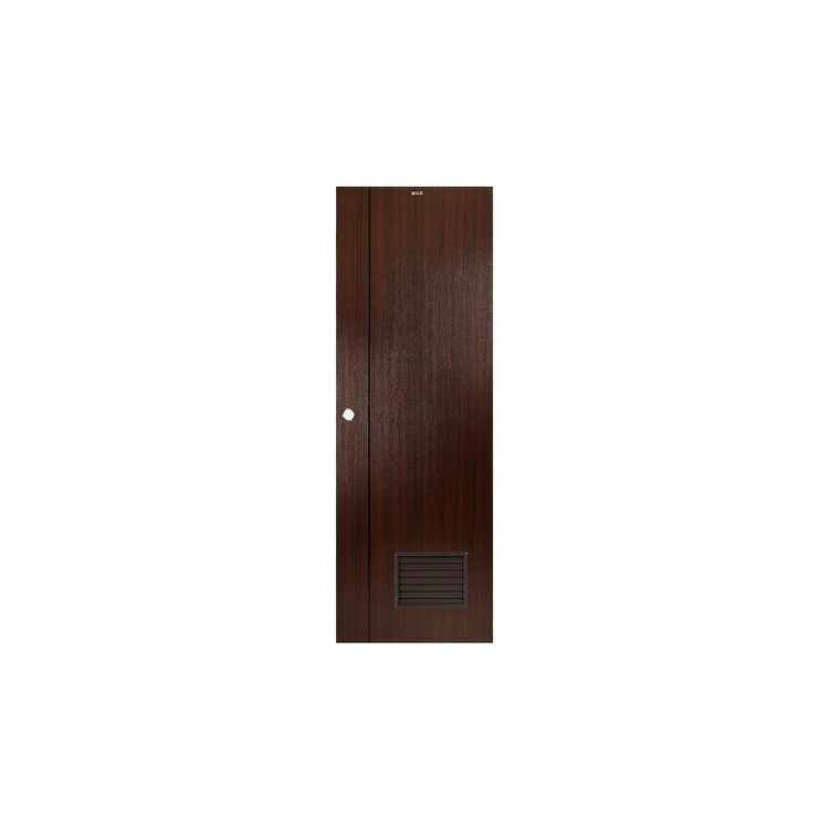 ประตู ห้องน้ำ UPVC AZLE LT-05 เกล็ด 70x200 ซม. BROWNIE OAK | AZLE | 1339 LT05 เกล็ด OK ประตู UPVC ประตู ประตูและหน้าต่าง