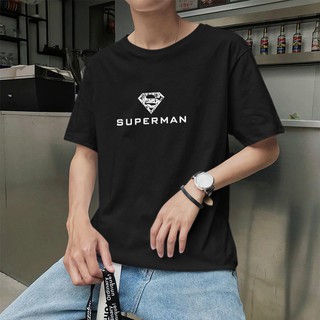 🎄 พร้อมส่ง🎄 เสื้อยืดลำลองผู้ชายเกาหลี✨ เสื้อยืดธรรมดา เสื้อยืดคอกลม แขนสั้น ลายการ์ตูน มาใหม่ ✨เสื้อยืดผู้ชาย