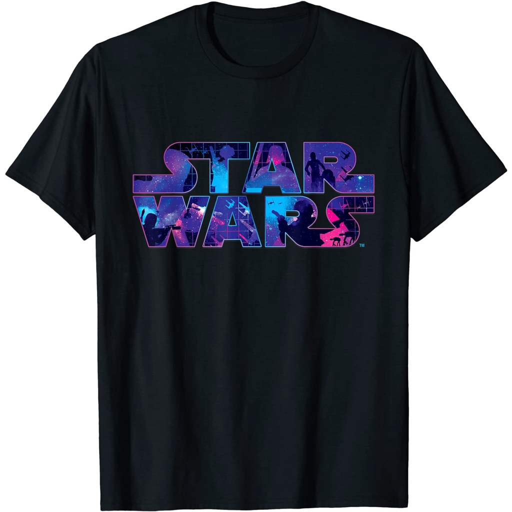 ย้อนยุคเสื้อยืด พิมพ์ลายโลโก้ Star Wars 90s สไตล์เรโทร สําหรับผู้ชาย และผู้ใหญ่S-5XL