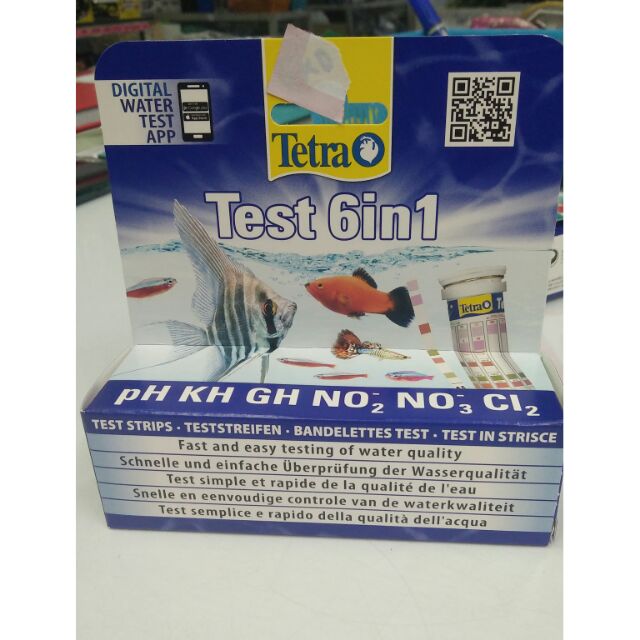 Tetra. Test 6in 1  No2  No3  cl 2