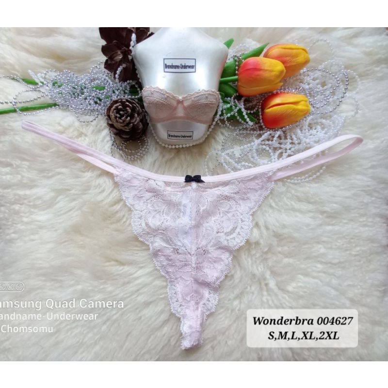 Wonder bra ใส่สบาย Size S-3XL+ ชุดชั้นใน/กางเกงใน ทรงจีสตริง G-string 004627