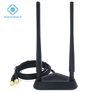 In Stock 2 . 4 G / 5 G Dual Frequency อุปกรณ์เสาอากาศเชื่อมต่อ Wifi Router