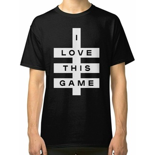 เสื้อยืดผ้าฝ้ายพิมพ์ลายขายดี เสื้อยืดลําลอง แขนสั้น คอกลม พิมพ์ลาย I Love This Game Heavy Series คุณภาพสูง สําหรับผู้ชาย