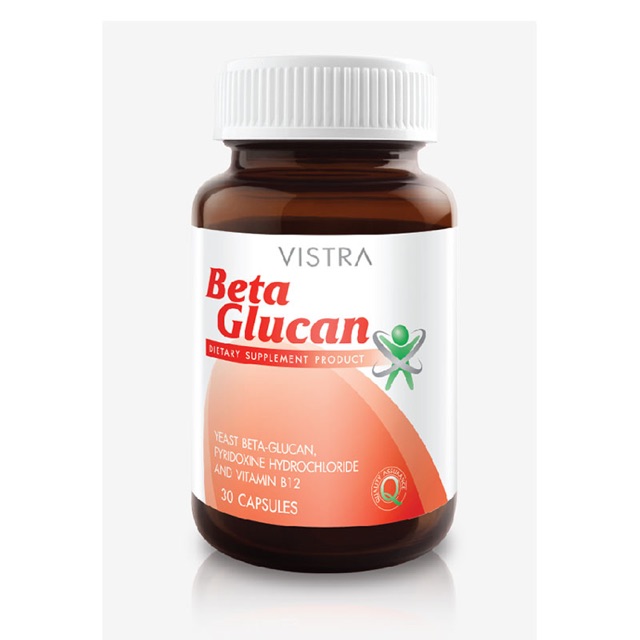 Vistra Beta Glucan 30's เสริมภูมิ ต้านทาน