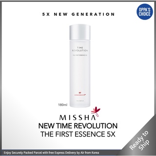 [ใหม่/พร้อมส่ง] 🇰🇷 Missha TIME REVOLUTION THE FIRST ESSENCE 5X 180 มล.❤️