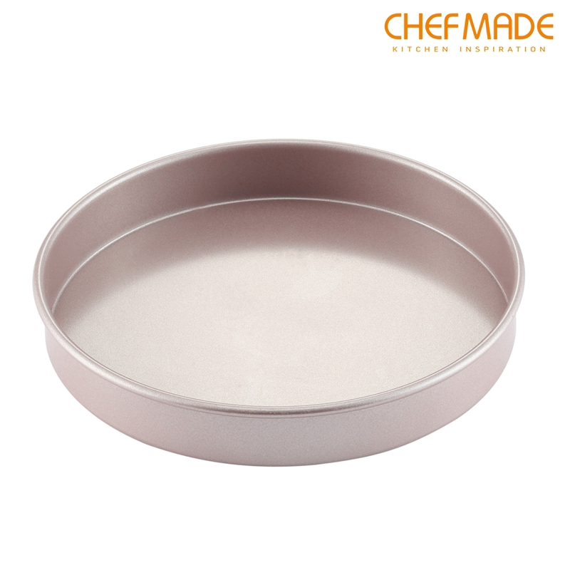 CHEFMADE แม่พิมพ์กระทะพิซซ่า แม่พิมพ์อบ เหล็กกล้าคาร์บอน ไม่ติดอาหาร สำหรับพิซซ่า เค้ก ขนมปัง พาย วาฟเฟิล 6 นิ้ว WK9161