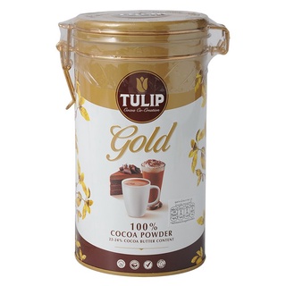 ทิวลิป โกลด์ ผงโกโก้แท้ 100% 400 ก.Tulip Gold 100% Real Cocoa Powder 400 g.