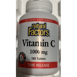 Natural Factors Vitamin C Time Release 1000 mg180 Tablets/ ขนาด 180 เม็ด