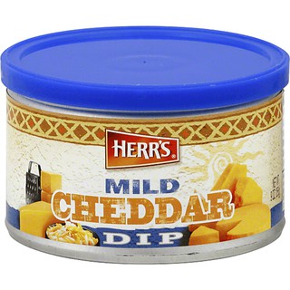 ⚡️เฮอรส์ เชสด้าชีส ดิป 225 กรัม / Herrs Mild Cheddar Cheese Dip 255g🍿