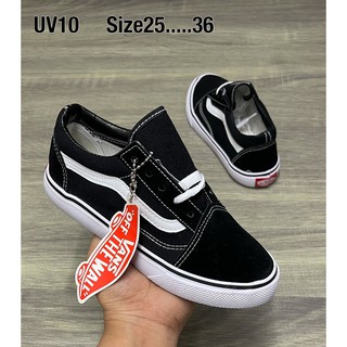 รองเท้าเด็ก Old Skool - Kids (sz;25-36) รองเท้าผ้าใบเด็ก สินค้าขายดี UV10B011