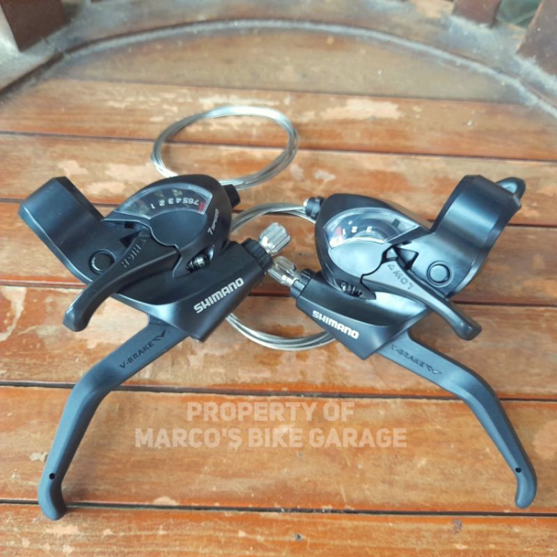 Original shimano EF41 7 Speed Shifter - MTB Shifter - 3 x 7 Speed Shifter - MTB Shifter - จักรยานพับ