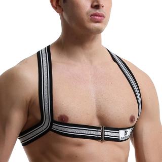 Mens Sexy Harness Belt Elastic Shoulder Chest Clubwear