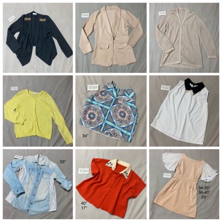 เสื้อผ้ามือสอง เดรสมือสอง เสื้อสูท คาดิแกน เบลเซอร์ ลงเพิ่มเพียบ H&amp;M ก็มี