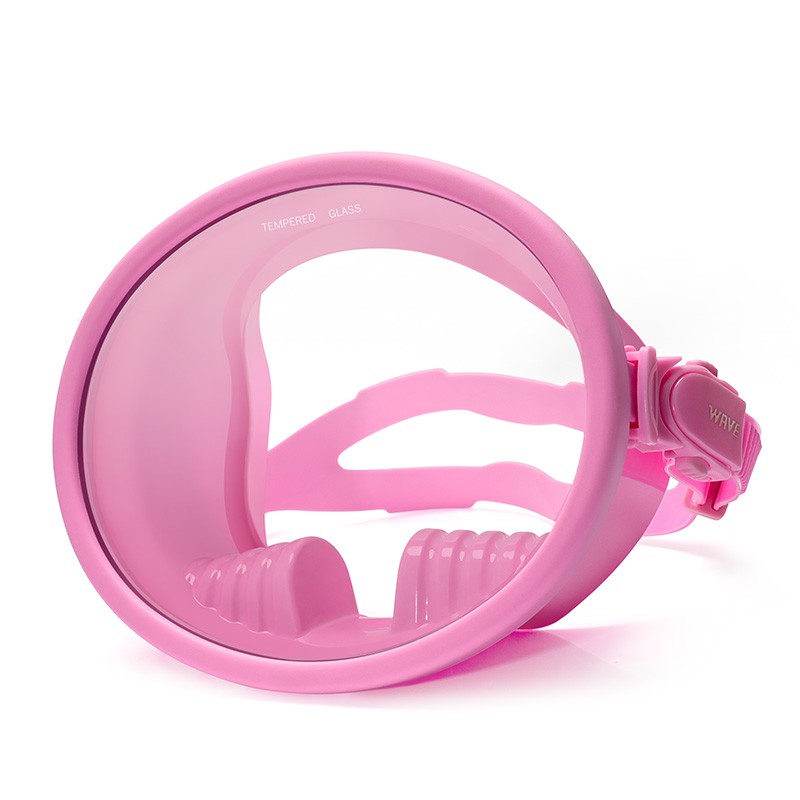 Synorkeling Mask ซิลิโคนกระจกเทมเปอร์หน้ากากดําน้ําพร้อมสายรัดปรับระดับได้