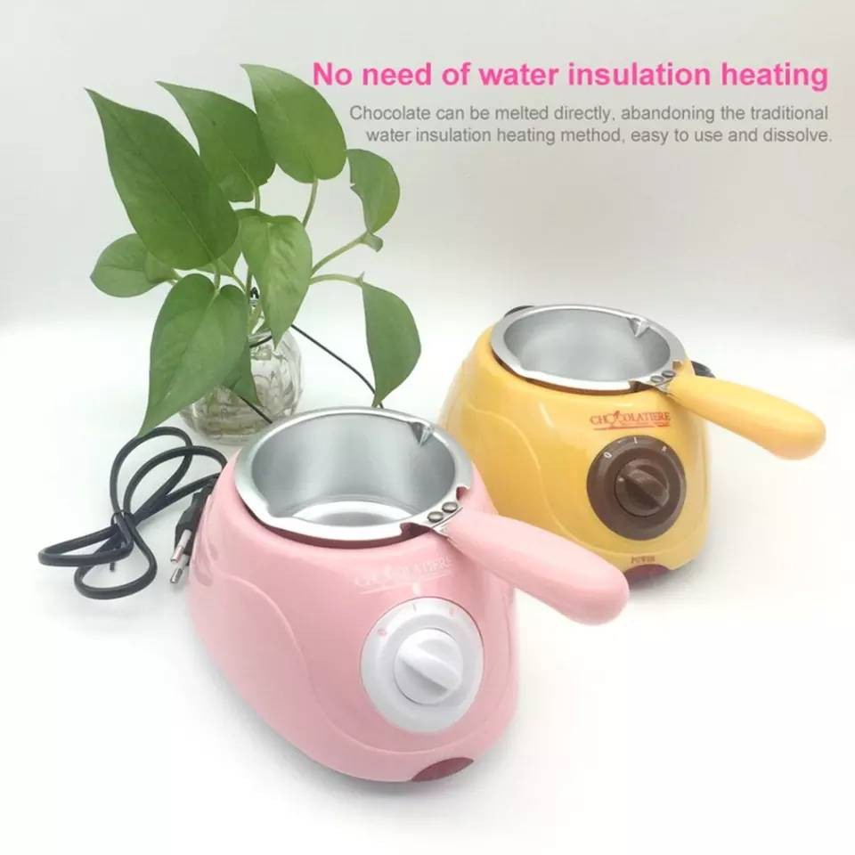 หม้อละลายช็อคโกแลต Chocolate Melting Pot Kit Heating Machine 2สี ฟรีเครื่องมือ DIY