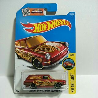 รถเหล็ก Hot wheels CUSTOM 69 VOLKSWAGEN SQUAREBACK (Ib004)