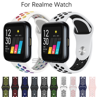 สายนาฬิกาข้อมือซิลีโคนสําหรับ Realme watch 1