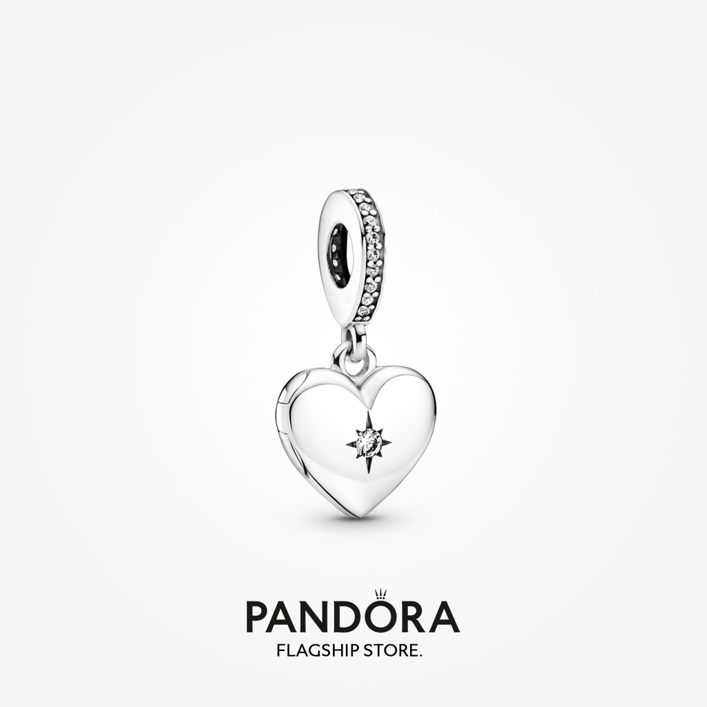 Pandora จี้ล็อกเก็ต รูปหัวใจ เปิดได้