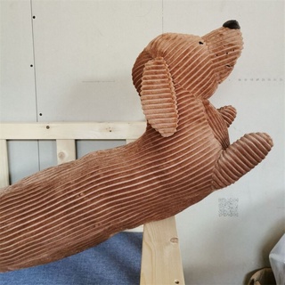สีน้ำตาลน่ารักภาษาอังกฤษสั้น Dachshund เด็ก Plush หมอน Cushion โซฟาอุ่น Cushion