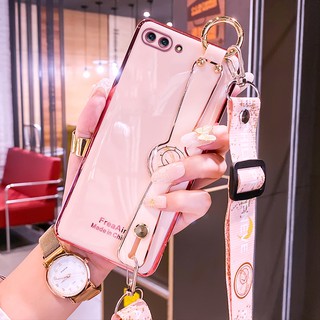 เคสโทรศัพท์มือถือพร้อมสายคล้องสําหรับ OPPO A12 A11k A3s A5s A7 A5 F11 Pro F5 A79 A59 F1s A3 A57 A83 R17