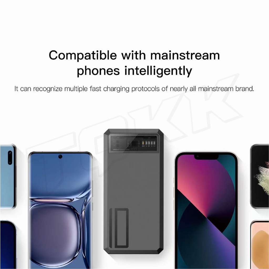 [ใช้โค้ด ลดเหลือ412บ.] Orsen by Eloop E53 E43 EW54 EW55  E59 แบตสำรองไร้สาย 20000mAh PD 20W ราคา ถูกที่สุด ดีลบีเคเค แกลเลอรีภาพที่ 5