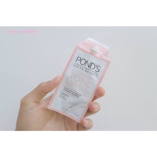 ยกกล่อง Ponds white beauty instarbright tone up milk cream พอนด์ส โทน อัพ มิล์ค ครีม 7 มล.