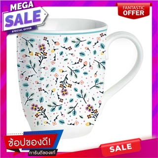 ถ้วยหู FINE PORCELAIN 320ml KECH SPRING FLOWERS แก้วน้ำ FINE PORCELAIN MUG 320ml KECH SPRING FLOWERS