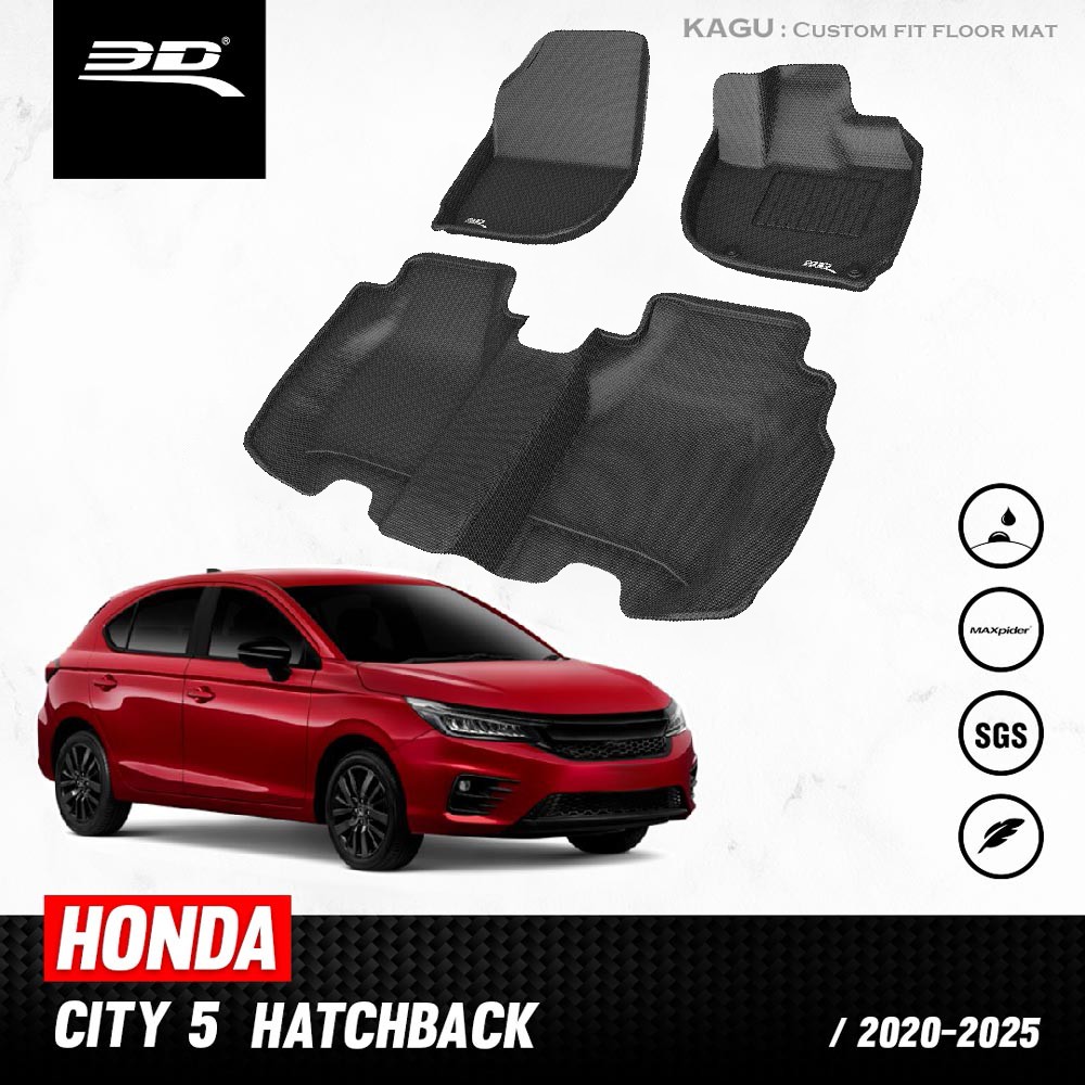 พรมปูพื้นรถยนต์ HONDA CITY (G5) 2020 2025 (HATCHBACK