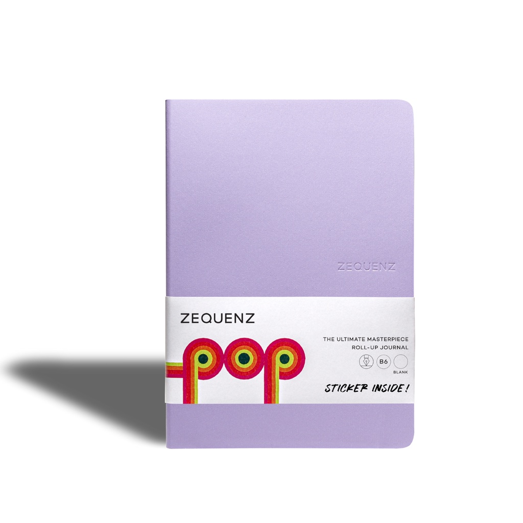 ZEQUENZ POP "Purple Rain" สมุดโน๊ต Zequenz สีม่วง