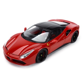 Bburago โมเดลรถยนต์ 1:18 Ferrari 488 GTB Refined Version ของเล่นสําหรับเด็ก