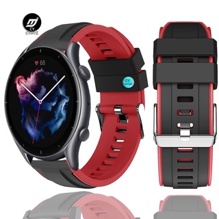 สาย amazfit gtr 3 Pro สาย สายนาฬิกาสายซิลิโคน สายสำรอง huami amazfit GTR 47 mm GTR 2 2E สายรัด สายรัดข้อมือกีฬา สายรัด amazfit gtr 3 สายรัด