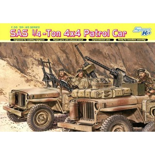 โมเดลประกอบ Dragon Model 1/35 DRA6745 SAS 1/4 TON 4X4 PATROL CAR