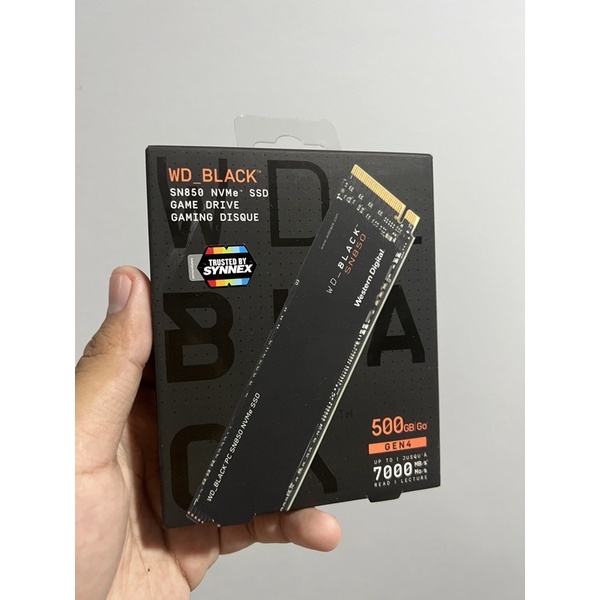 SSD WD Black SN850 NVMe 500 GB  มือ 1 ยังไม่แกะกล่อง