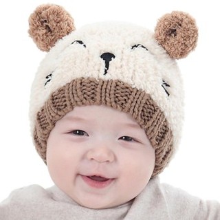 Baby Toddler Kids Boy Girl Knitted Childrens Lovely Soft Hat -intl