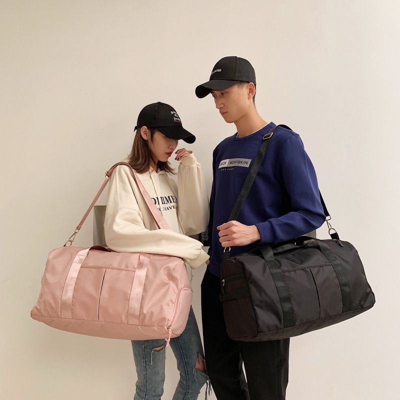 สินค้าใหม เนื้อผ้ากันน้ำ กระเป๋าเดินทางผู้หญิง แบบถือ พกพาแบบ มีช่องใส่รอ