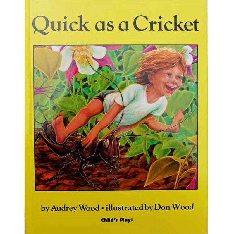 หนังสือภาษาอังกฤษสำหรับเด็ก Quick as a Cricket Educational English Picture Book Children